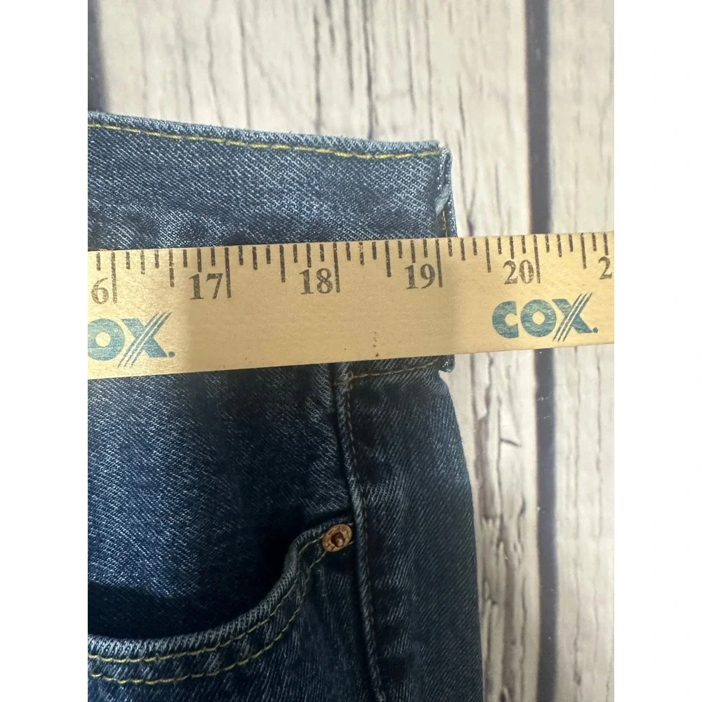 Levis 505 Regular Fit Straight Leg Blue Jeans Mens 40x30 Medium Wash Denim‎